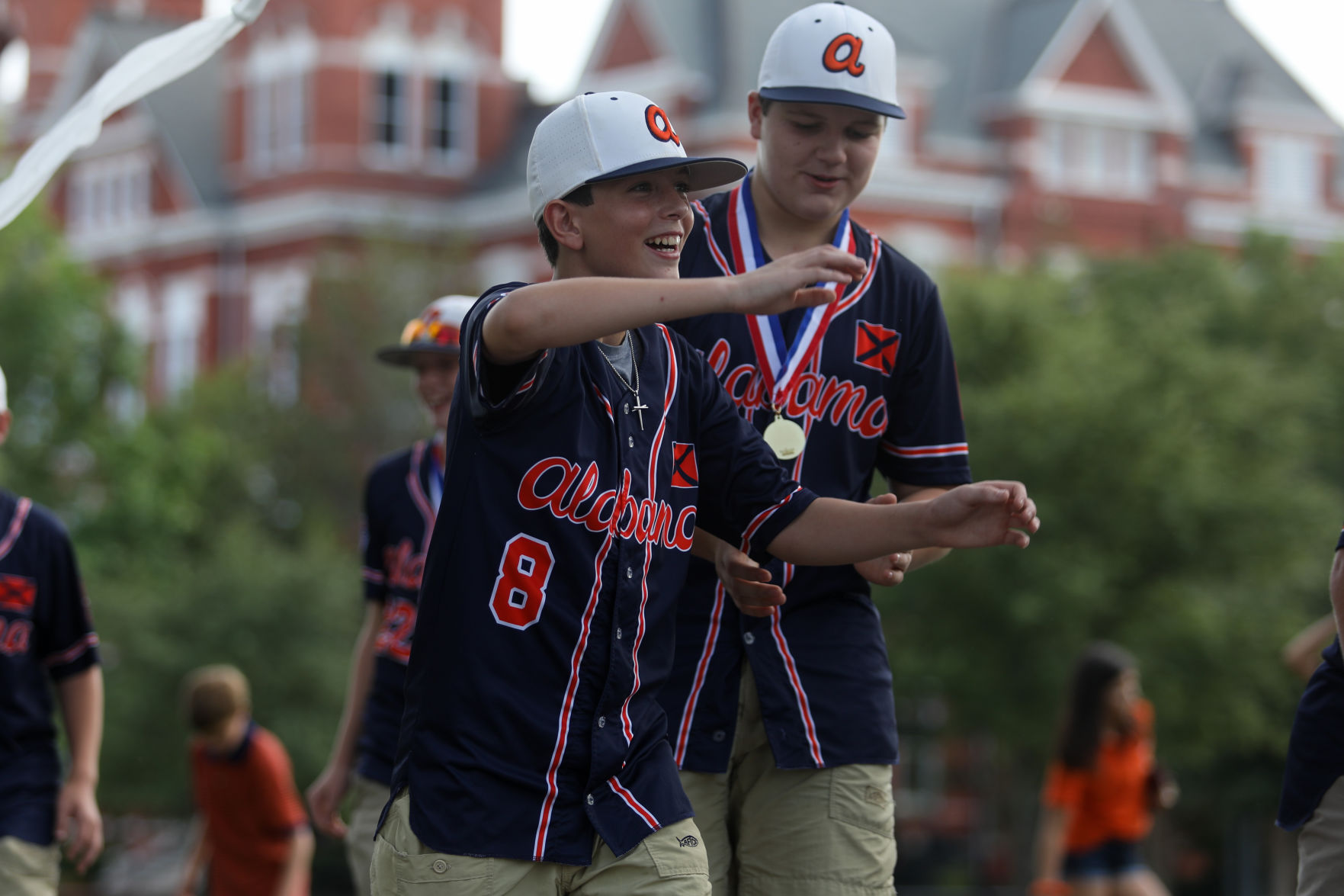 Auburn Orange Dixie Youth Baseball World Series champion celebration